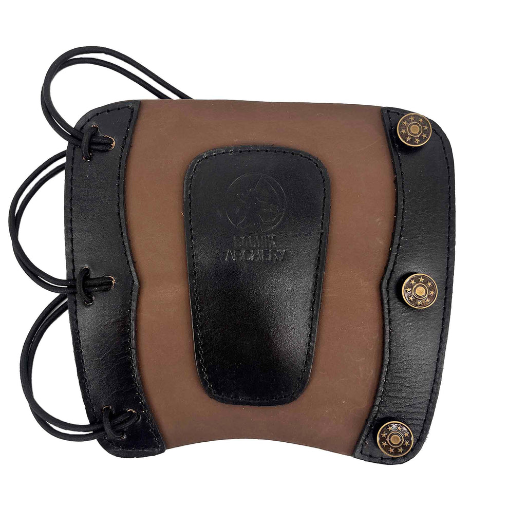 Bodnik Archery Armschutz Velos Schwarz / Braun