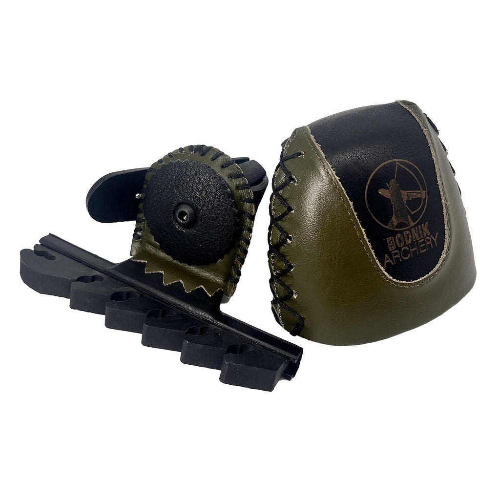 Strap On Bogenköcher Small Zweifarbig Grün / Schwarz