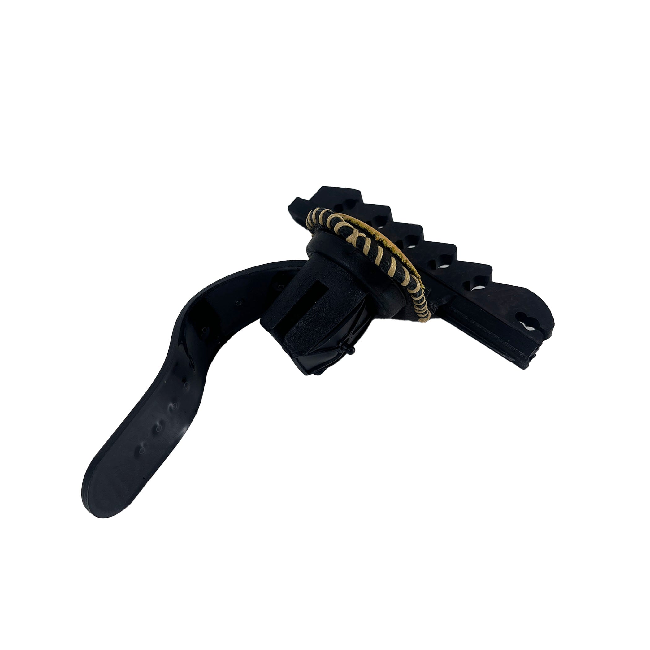 Strap On Bogenköcher Small Schwarz / Gelb